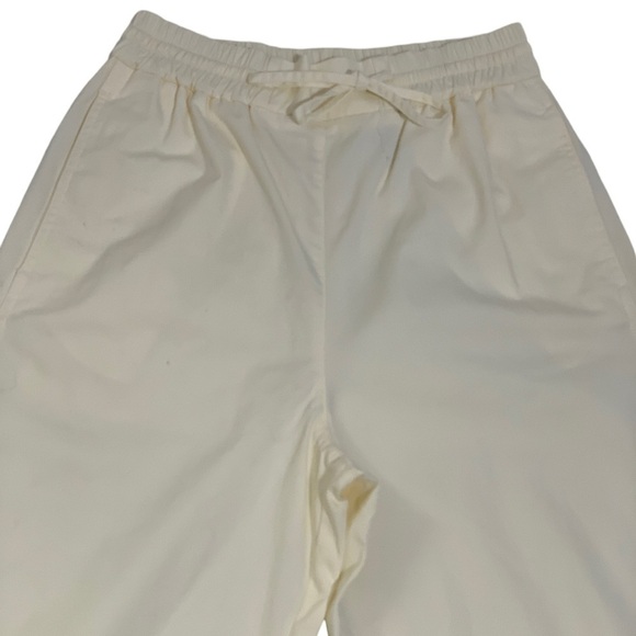 COS Women’s Cream Lightweight Elastic Drawstring Trousers Pants Size 4 - Picture 2 of 8